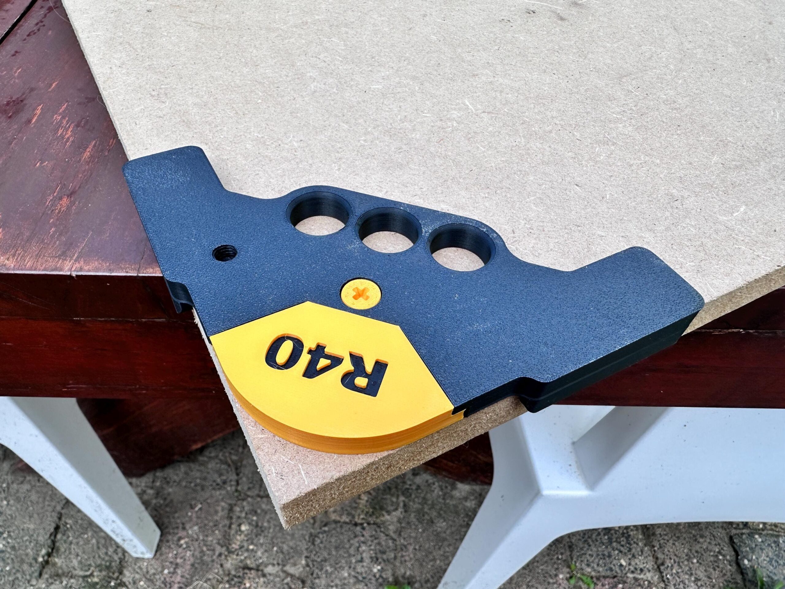Ronde hoeken mallen frees set | 8 verschillende rondingen, R5 t/m R40 | Inserts Mallen | 1 jig met 8 sjablonen | Met bijpassende koffer
